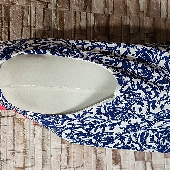 Lilly Pulitzer Floral Sleeveless Dress Blue and Pink - Picture 4 of 15